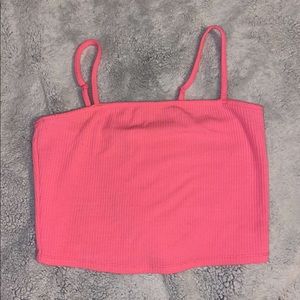 Pink Cropped Tank